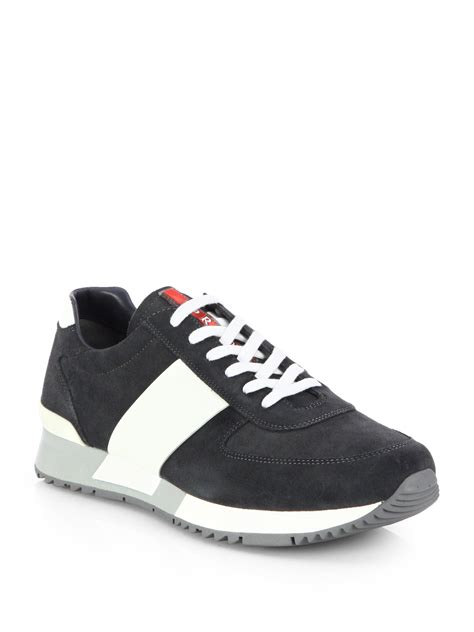 prada ss13 mens|prada suede sneakers men.